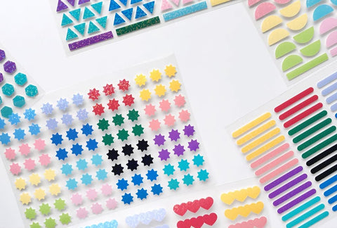 Shapes Seal Stickers [8types]