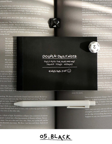 Doodle Daily Mini Notebook [6colors] | Handy Notebook