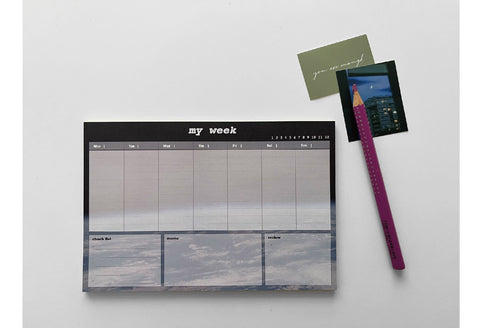 My Week Memo Pad [2types] | Weekly Notepad