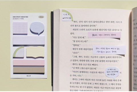 Mini Memo Sticky Notes [2types] | Bookmark