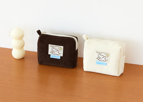 Coi Corduroy Mini Pouch [2colors] | Daily Pouch