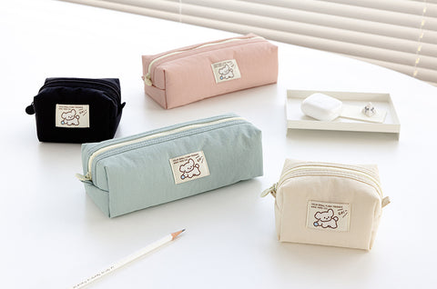 Coi Twill Small Pouch [4colors] | Mini Makeup Pouch