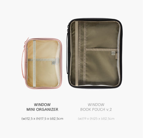 momossi Window Mini Organizer [4colors] | Mini Tablet | Book Pouch