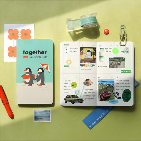 Slow Weekly Planner [4types] | Compact Handy Weekly Diary