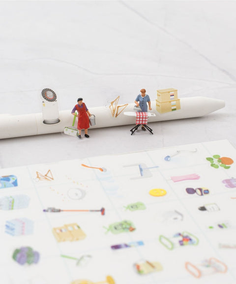 Useful Deco Stickers _ At Home v.4 [3types]