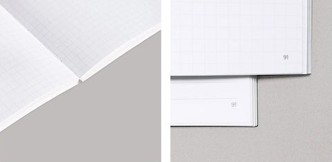 A5 Satin Notebook M70 [3colors] | Line & Grid Notebook