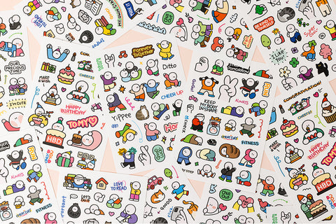 Simpler Drawing Point Sticker Pack | 6sheets