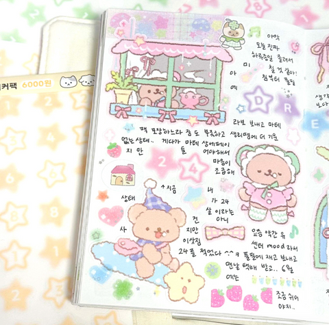 MOII TTOI Kiss Cut Tape [5types] | Kiss Cut Deco Sticker