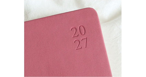2027 Official Daily Diary Time Planner B6 [6colors] | Daily Diary 2027
