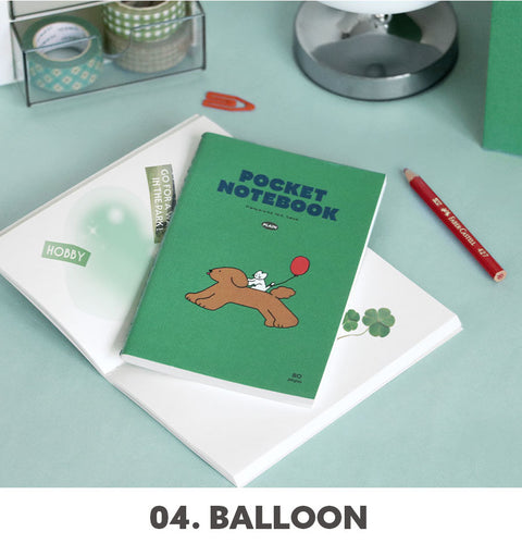 Pocket Notebook v.3 _ Plain [4types] | Blank Notebook