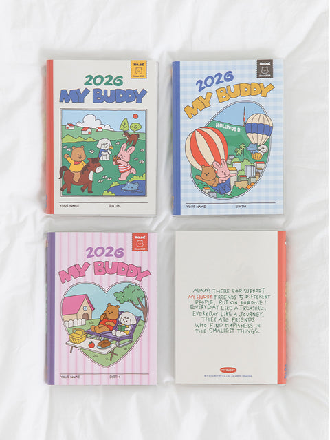 2026 My Buddy Weekly Planner [3colors] | 2026 Weekly Diary