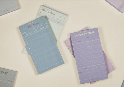 Block Paper Memo Pad v.2 [24types] | Daily Notepad | For Your Good Habits