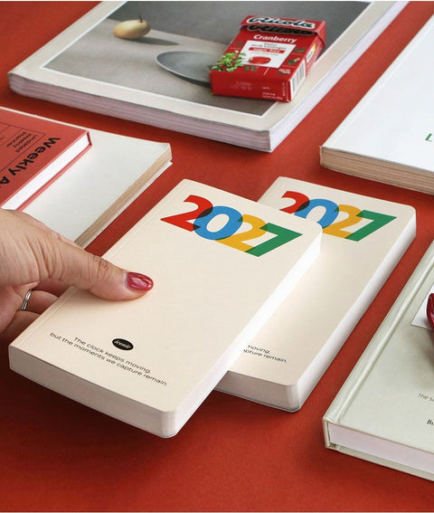 2027 Slow Weekly Diary [4types] | Compact Handy Weekly Diary