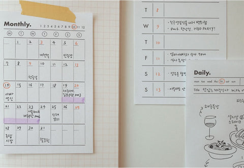O LD! Happier Memo Pad [12types] | Daily Notepad