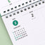 2026 PRISM Horizontal Weekly Desk Scheduler | Desk Calendar