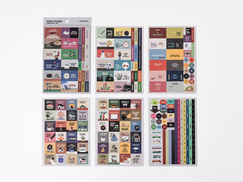 2026 Life&Pieces Yearly Calendar Poster + Point Sticker Set [2types]