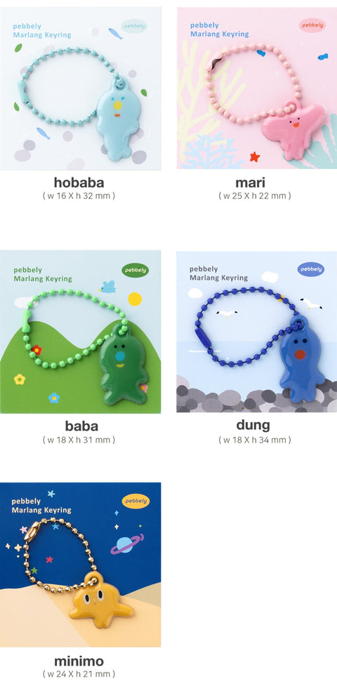 Pebbely Marlang Key Ring [5types]