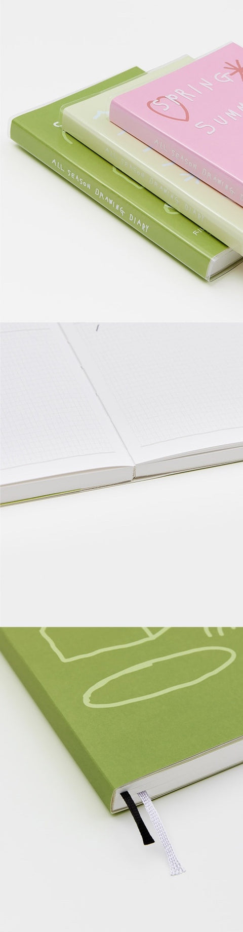 Little Things All Season Drawing Daily Diary ver.3 [3colors]