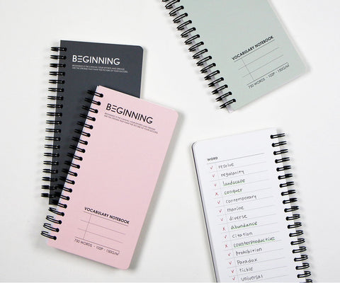 Beginning Vocabulary Notebook [4colors] | Word Book