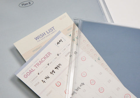 Block Paper Memo Pad v.2 [24types] | Daily Notepad | For Your Good Habits