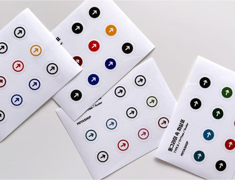 Deco Seal Sticker [Arrow in a circle]