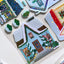 Winter Village Big House Seal Sticker [4types] | Deco Sticker