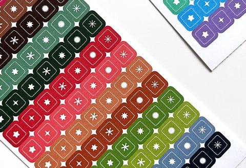 Arrow Seal Sticker _ Star inside the Square | Deco Sticker