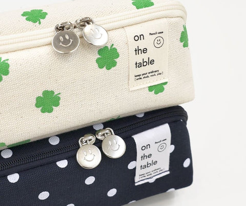 on the table Cube Pencil Case [2types]