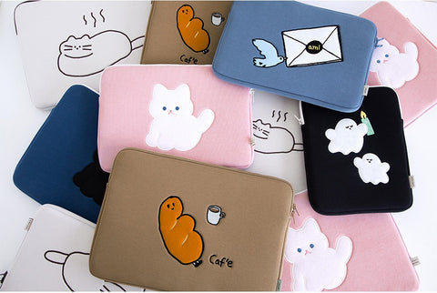 13" Illust Laptop Pouch v.2 [6types] | 13inch Case