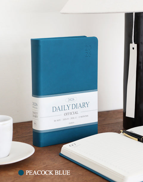 2026 Official Daily Diary Time Planner B6 [6colors] | Daily Diary 2026