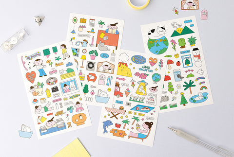 Palette Illust Sticker Pack | 4sheets