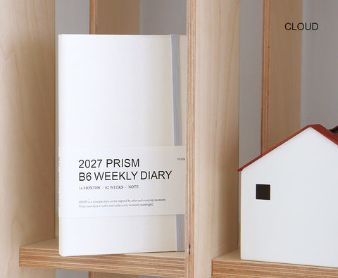 2027 PRISM B6 Weekly Diary [12colors] | Weekly Planner