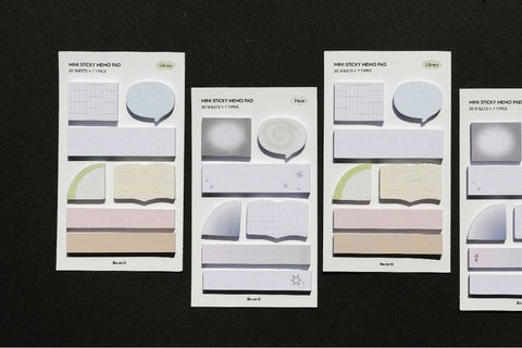 Mini Memo Sticky Notes [2types] | Bookmark