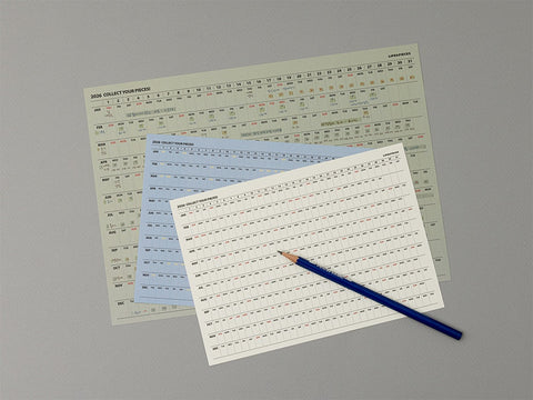 2026 Life&Pieces Small Yearly Calendar Set