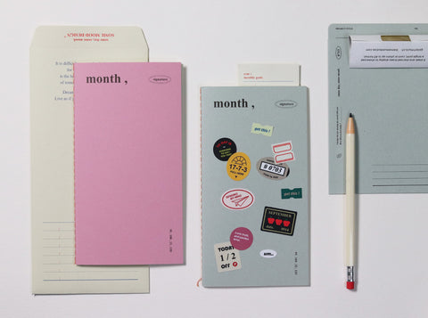 Signature Monthly Planner [2colors] | Checklist | To Do List