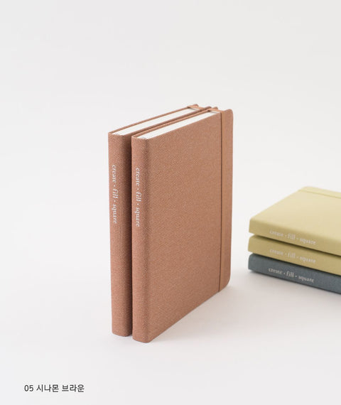 Making Memory Small Wide Square Notebook v.3 [7colors] | Grid Notebook