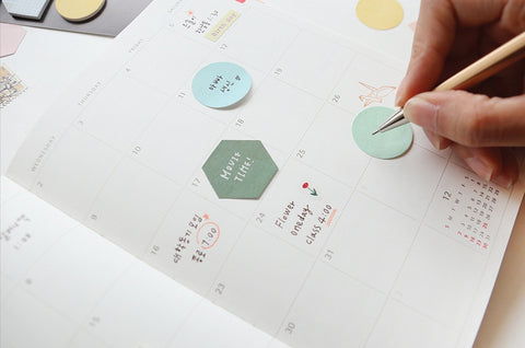 Plan Marker Sticky Notes [3colors] | Bookmark Tabs