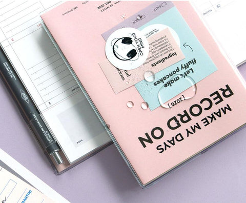 2026 Record On Weekly Planner B6 [4colors]
