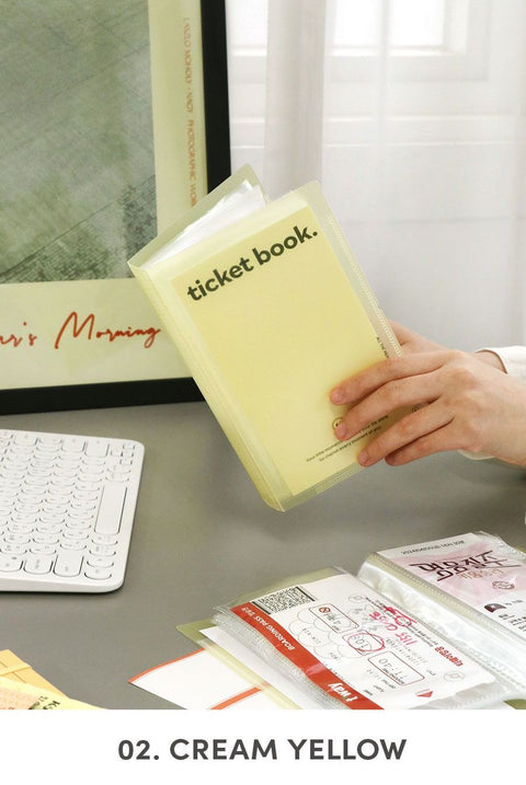 Collect Ticket Book [4colors] | Ticket Scrapbook | Pocket Album