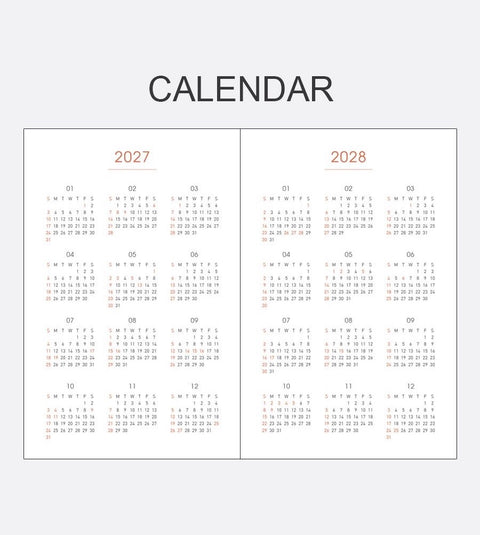 2027 PRISM 365 Daily Planner [7colors]