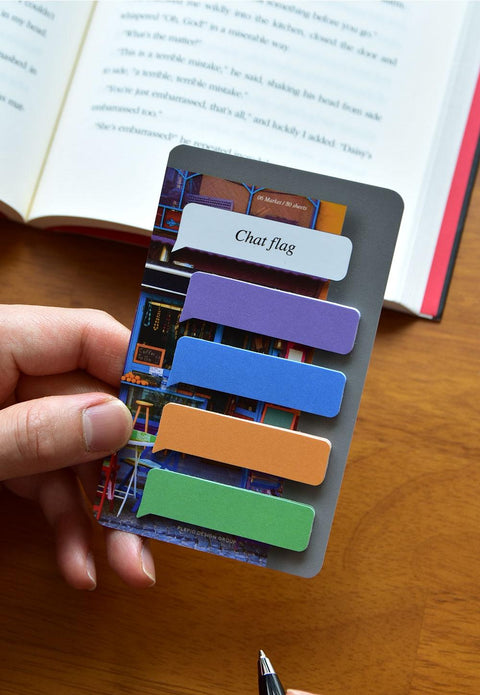 Chat Flag Sticky Notes [6types] | Adhesive Notepad