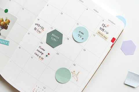 Plan Marker Sticky Notes [3colors] | Bookmark Tabs