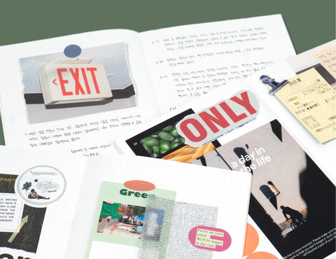 Scrap the Moment Notebook v.Spring Edition [9types] | Grid Line Blank