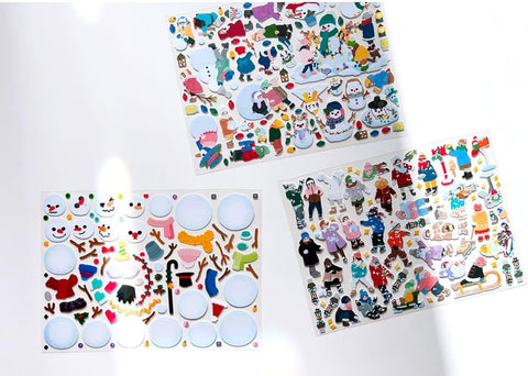 Snowman Seal Sticker | Deco Sticker