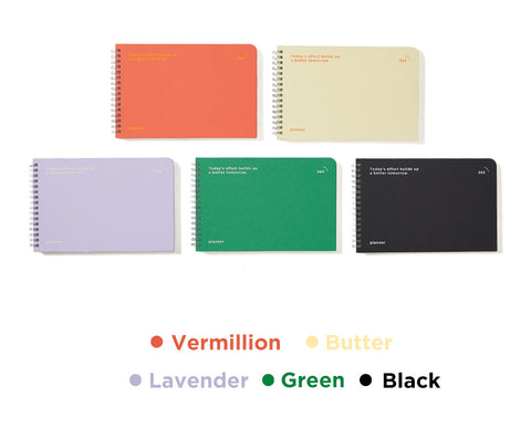 Build Up 365days Daily Planner [5colors] | Daily Time Scheduler