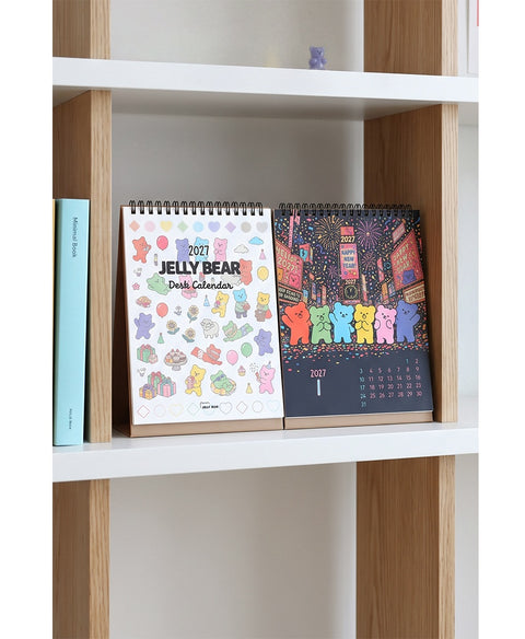 2027 Jelly Bear Desk Calendar