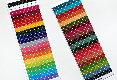 Arrow Seal Sticker _ Star inside the Square | Deco Sticker