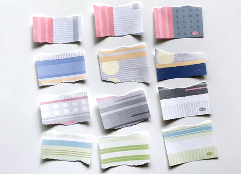 Warm Patterned Memo Pad Set [2types]