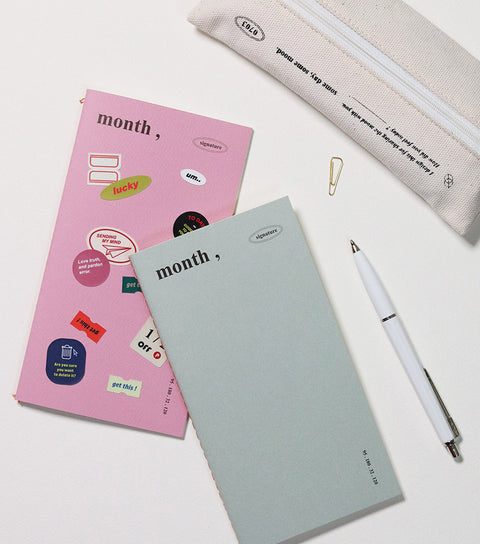 Signature Monthly Planner [2colors] | Checklist | To Do List