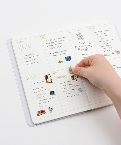 2027 Weekly Planner Medium [8colors] | Notable Memory Medium Weekly Diary